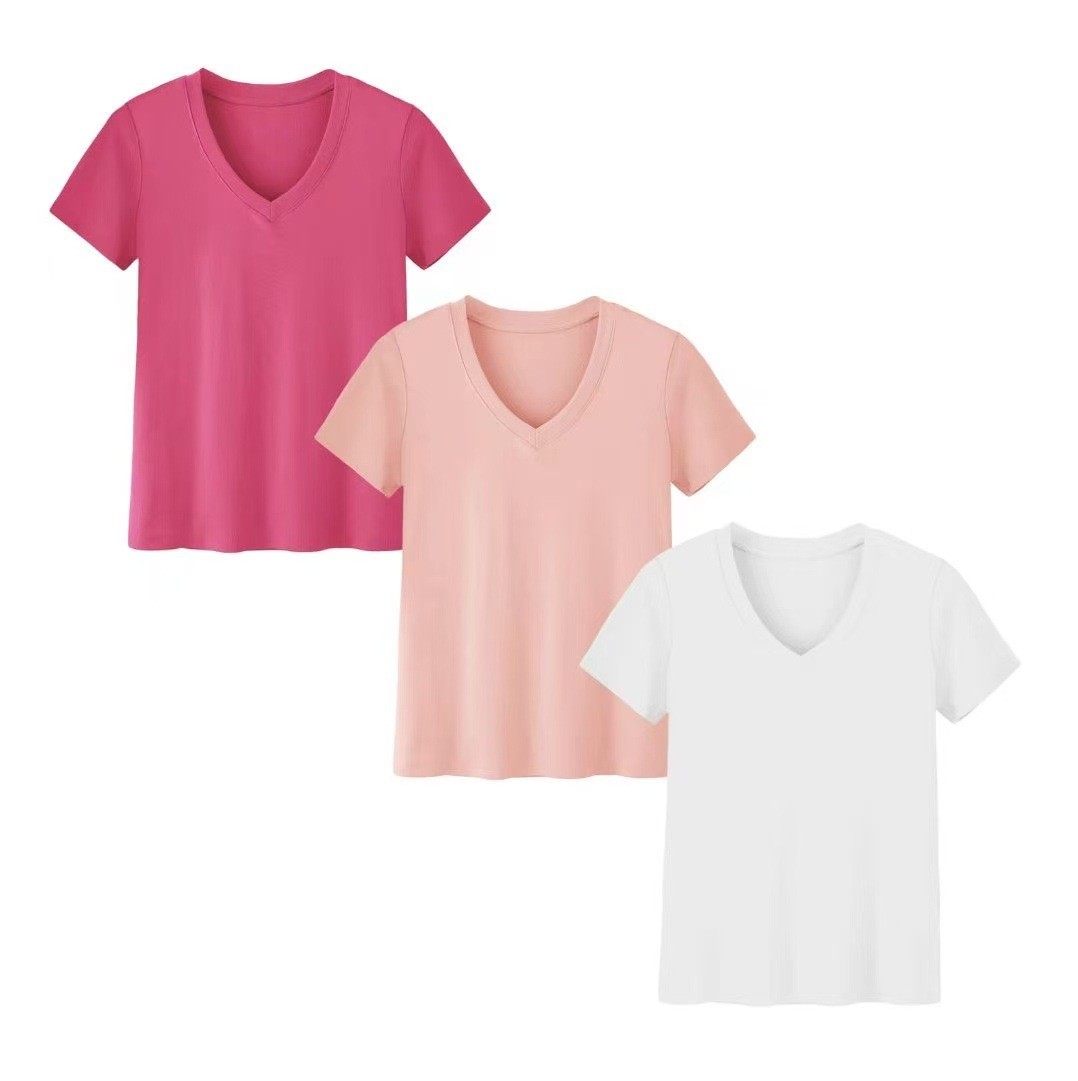 半袖、クルーネック、レギュラーレングス、日本の韓国風カジュア - T-Shirts のレビューと価格