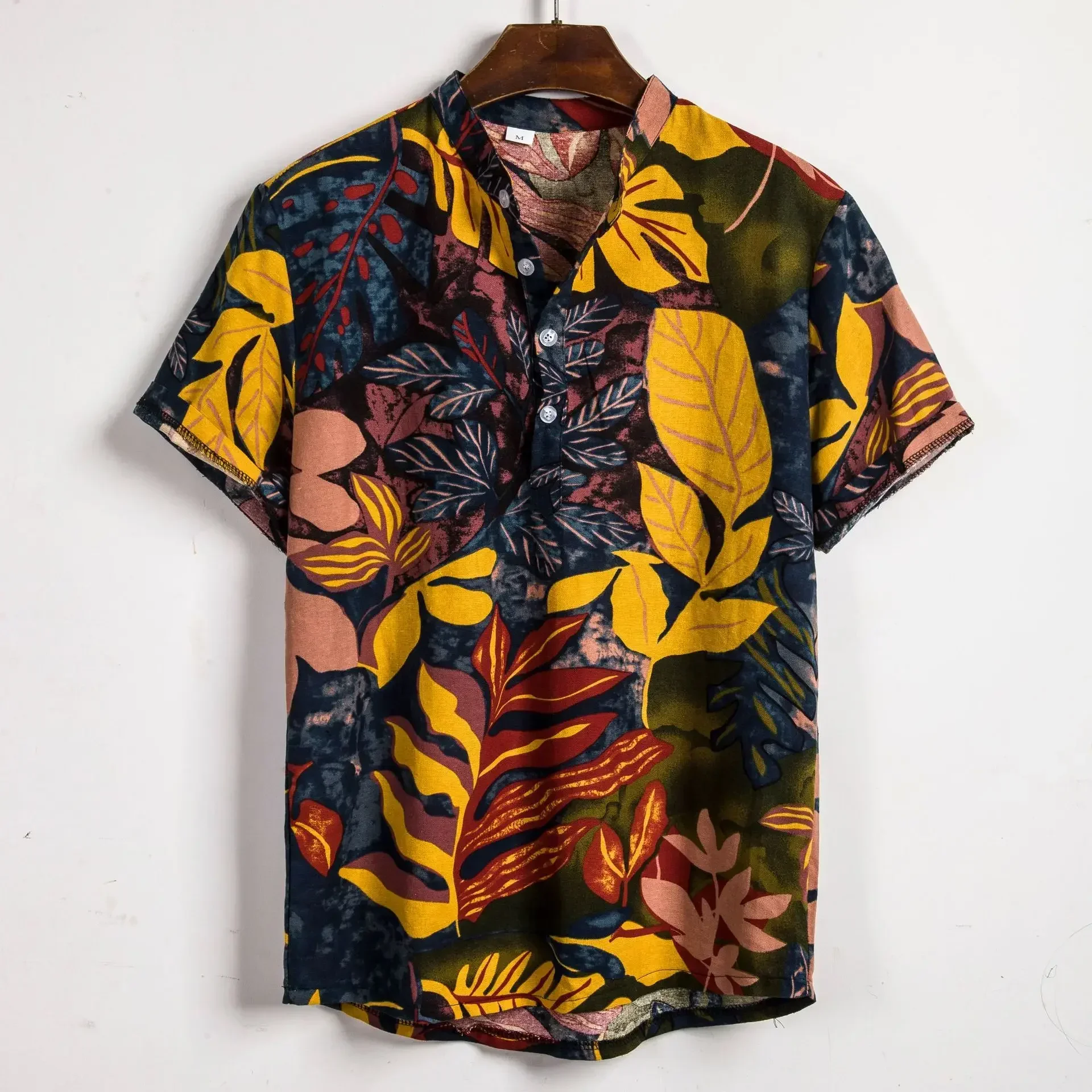 夏のホットセール メンズ ハワイアンフローラルプリントシャツ - Vintage Hawaiian Floral Shirt のレビューと価格