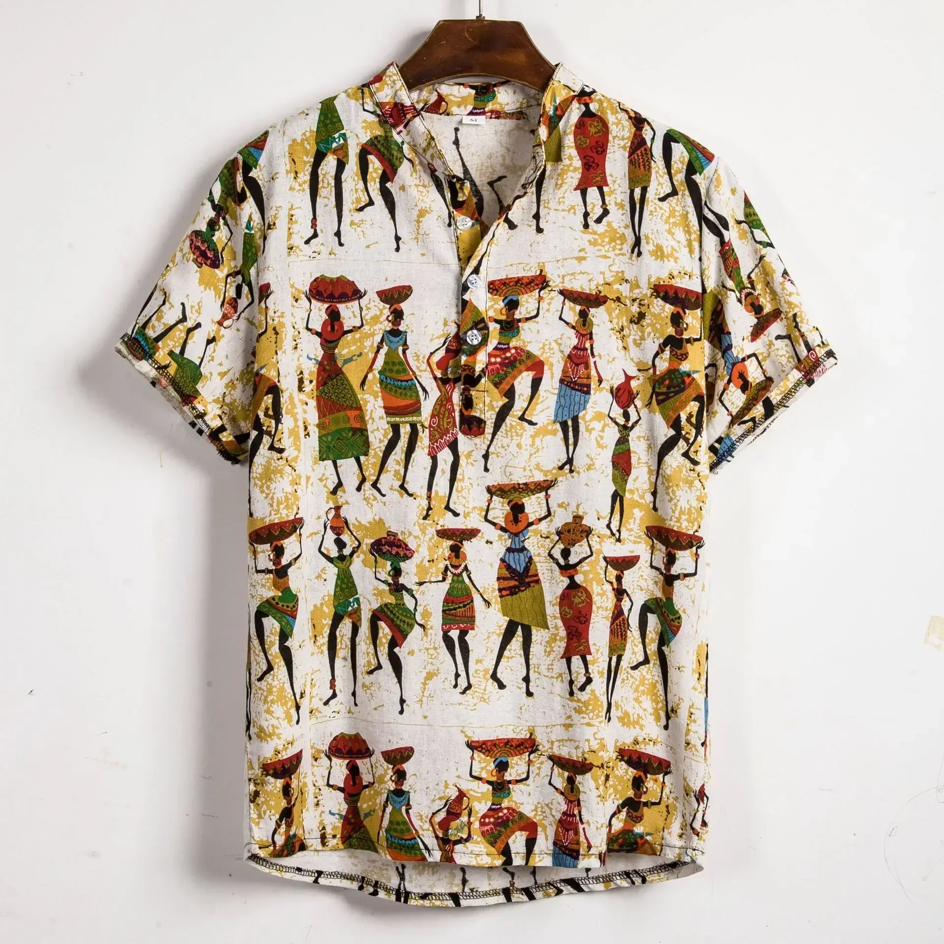 夏のホットセール メンズ ハワイアンフローラルプリントシャツ - Vintage Hawaiian Floral Shirt のレビューと価格